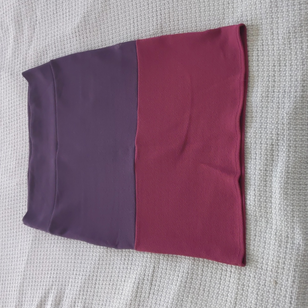 LuLaRoe Purple and Pink Pencil Skirt